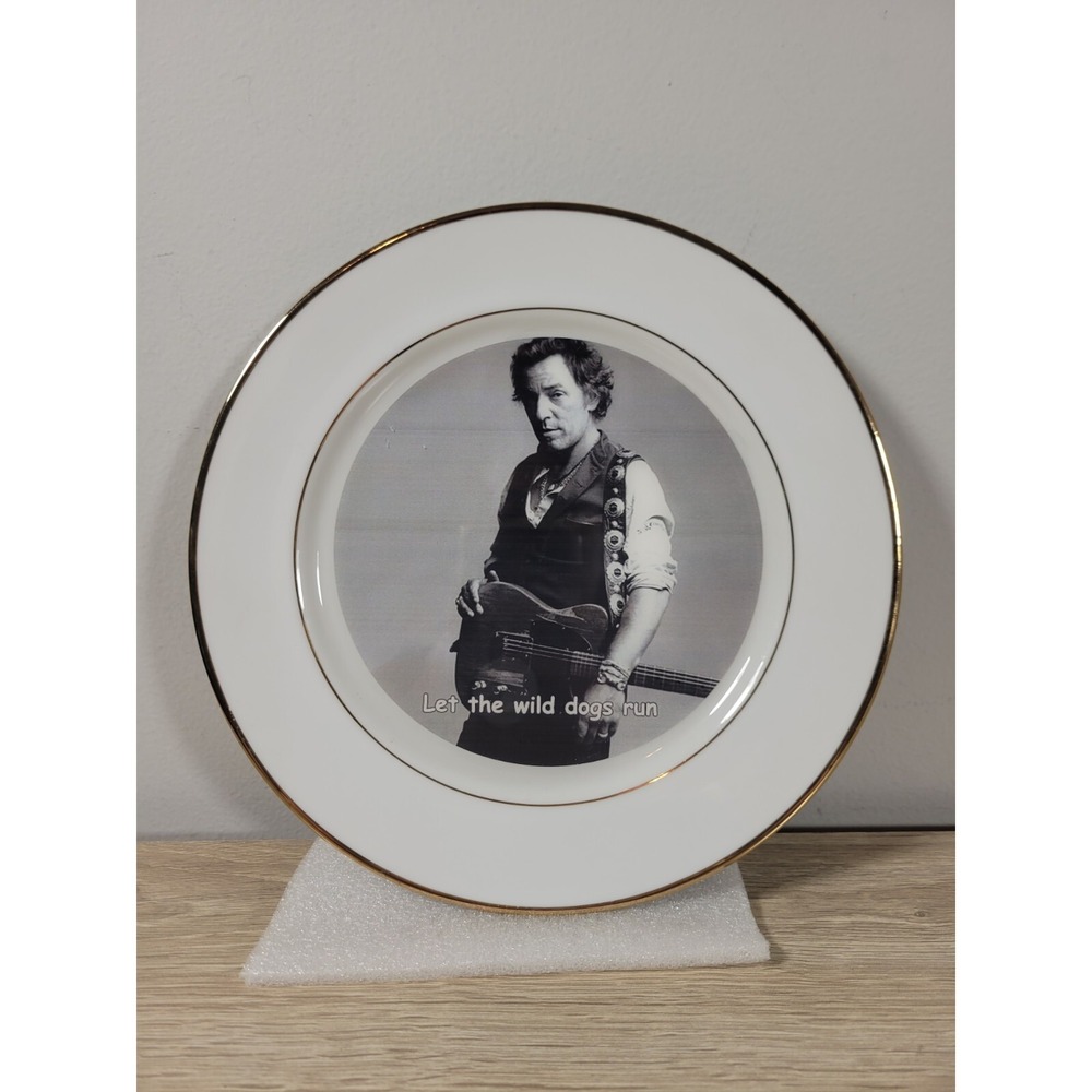 Bruce Springsteen Let the Wild Dogs Run Collector Plate